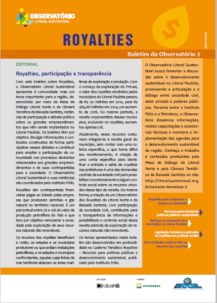 Royalties – Boletim do Observatório 2