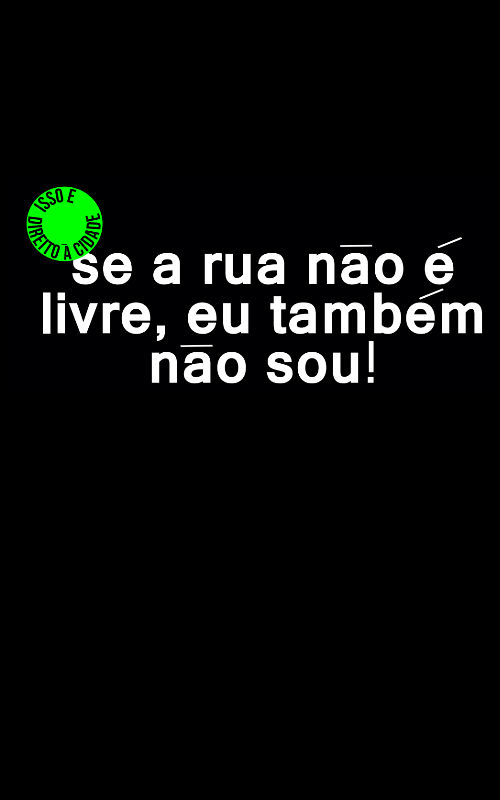 É na rua que a gente se encontra!